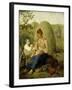 Haymaking, before 1827-Alexei Gavrilovich Venetsianov-Framed Giclee Print