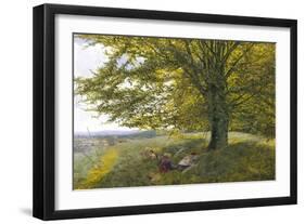 Haymaking in Gloucestershire, c.1864-Frank Walton-Framed Giclee Print