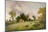 Haymaking in Hampshire-James Edwin Meadows-Mounted Giclee Print