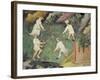 Haymaking in the Month of June, Detail (Fresco)-Maestro Venceslao-Framed Giclee Print