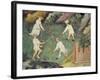 Haymaking in the Month of June, Detail (Fresco)-Maestro Venceslao-Framed Giclee Print