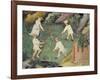 Haymaking in the Month of June, Detail (Fresco)-Maestro Venceslao-Framed Giclee Print