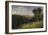 Haymaking Near Conway, 1852-53-David Cox-Framed Giclee Print