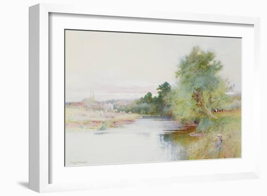 Haymaking Near Marlow-Arthur Claude Strachan-Framed Giclee Print