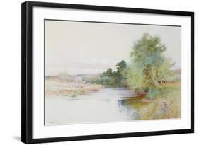 Haymaking Near Marlow-Arthur Claude Strachan-Framed Giclee Print