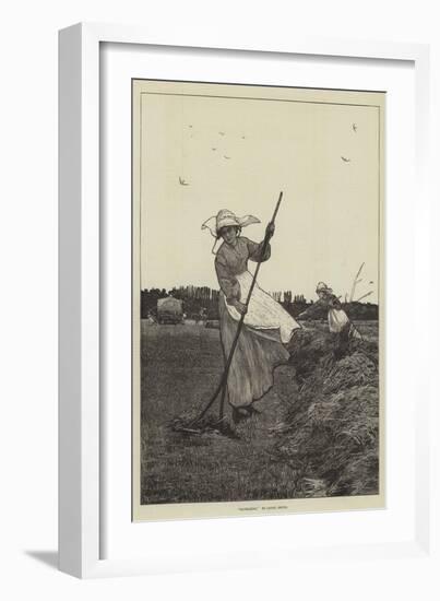 Haymaking-Lionel Percy Smythe-Framed Giclee Print