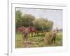 Haymaking-Arthur Hopkins-Framed Giclee Print