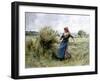 Haymaking-Julien Dupre-Framed Giclee Print