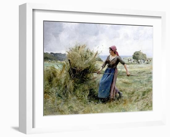 Haymaking-Julien Dupre-Framed Giclee Print