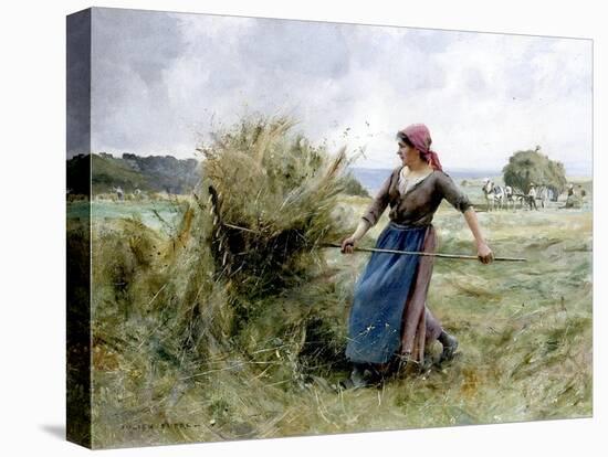 Haymaking-Julien Dupre-Stretched Canvas