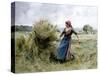 Haymaking-Julien Dupre-Stretched Canvas