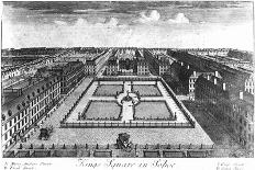 Kings Square in Sohoe, Published by Thomas Glass and Henry Overton I, 1720-1730-Haynes King-Giclee Print