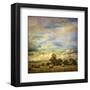 Hayrolls on Sunday-Dawne Polis-Framed Art Print