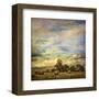 Hayrolls on Sunday-Dawne Polis-Framed Art Print