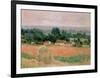 Haystack at Giverny, 1886-Claude Monet-Framed Art Print