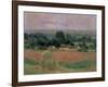 Haystack at Giverny, 1886-Claude Monet-Framed Premium Giclee Print