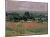 Haystack at Giverny, 1886-Claude Monet-Mounted Premium Giclee Print