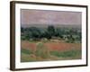 Haystack at Giverny, 1886-Claude Monet-Framed Giclee Print