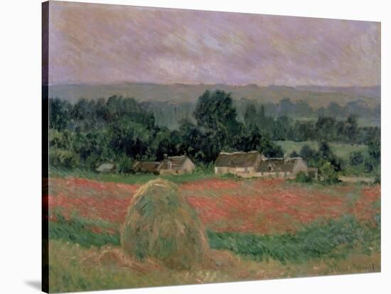 Haystack at Giverny, 1886-Claude Monet-Stretched Canvas