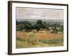 Haystack at Giverny, 1886-Claude Monet-Framed Giclee Print