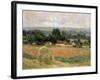 Haystack at Giverny, 1886-Claude Monet-Framed Giclee Print