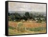 Haystack at Giverny, 1886-Claude Monet-Framed Stretched Canvas