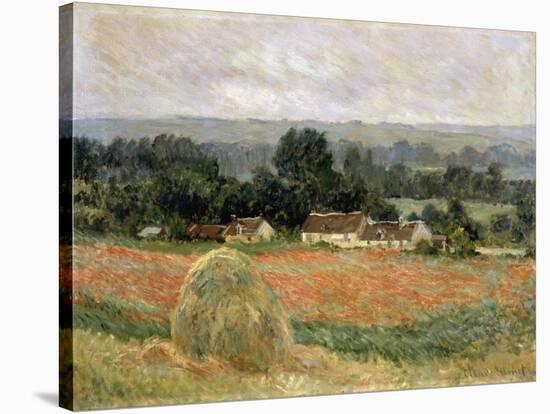 Haystack at Giverny, 1886-Claude Monet-Stretched Canvas