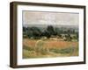 Haystack at Giverny, 1886-Claude Monet-Framed Giclee Print