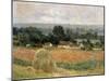 Haystack at Giverny, 1886-Claude Monet-Mounted Premium Giclee Print