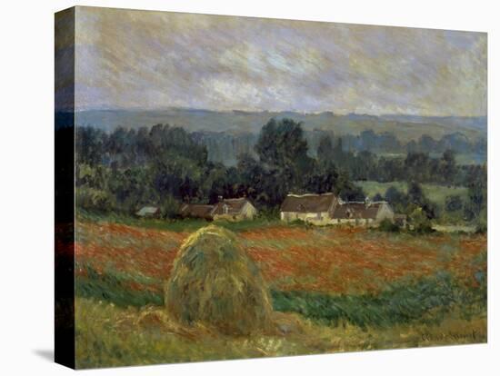 Haystack at Giverny-Claude Monet-Stretched Canvas