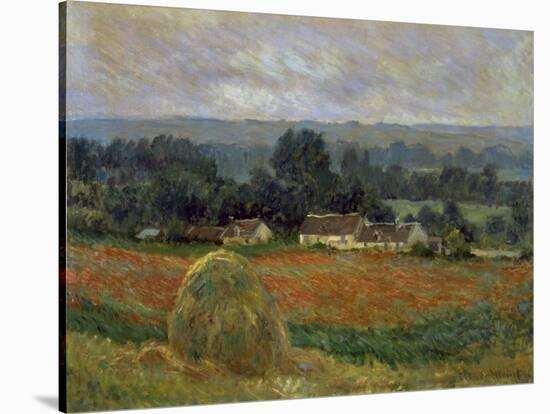 Haystack at Giverny-Claude Monet-Stretched Canvas