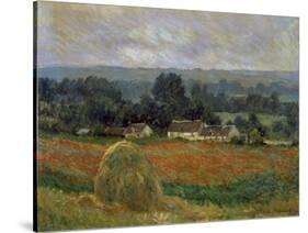 Haystack at Giverny-Claude Monet-Stretched Canvas