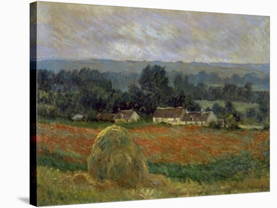 Haystack at Giverny-Claude Monet-Stretched Canvas
