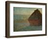 Haystack at Sunset-Claude Monet-Framed Giclee Print