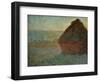 Haystack at Sunset-Claude Monet-Framed Giclee Print