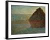 Haystack at Sunset-Claude Monet-Framed Giclee Print