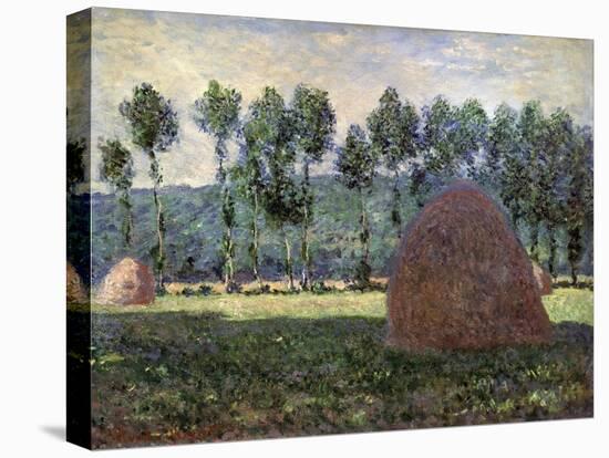 Haystack in Giverny, 1884-1889-Claude Monet-Stretched Canvas