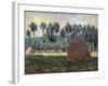 Haystack in Giverny, 1884-1889-Claude Monet-Framed Premium Giclee Print