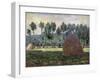 Haystack in Giverny, 1884-1889-Claude Monet-Framed Giclee Print