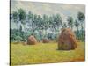 Haystack in Giverny, 1884-Claude Monet-Stretched Canvas