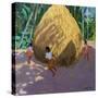 Haystack, Kerala, 2005-Andrew Macara-Stretched Canvas