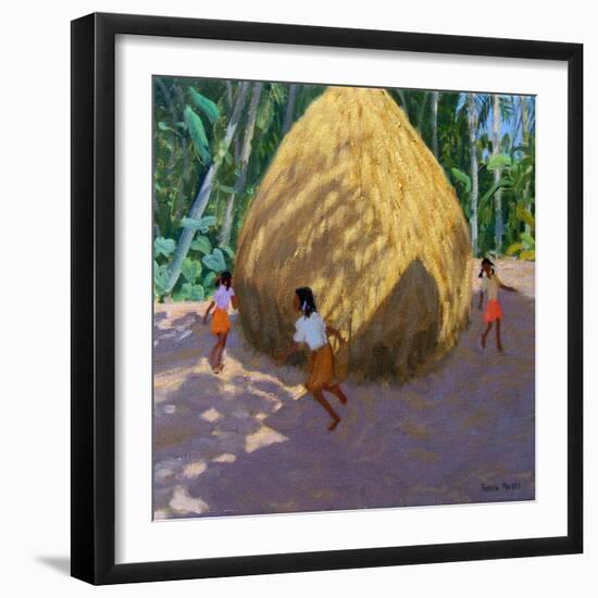 Haystack, Kerala, 2005-Andrew Macara-Framed Giclee Print