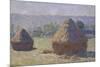 Haystack, Late Summer, c.1891-Claude Monet-Mounted Giclee Print