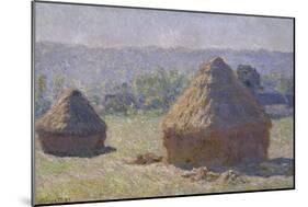 Haystack, Late Summer, c.1891-Claude Monet-Mounted Giclee Print
