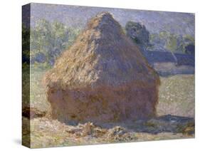 Haystack, Late Summer, c.1891-Claude Monet-Stretched Canvas