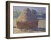 Haystack, Late Summer, c.1891-Claude Monet-Framed Giclee Print