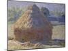 Haystack, Late Summer, c.1891-Claude Monet-Mounted Giclee Print