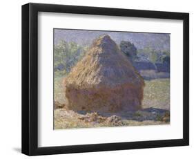 Haystack, Late Summer, c.1891-Claude Monet-Framed Giclee Print