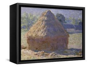 Haystack, Late Summer, c.1891-Claude Monet-Framed Stretched Canvas