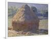 Haystack, Late Summer, c.1891-Claude Monet-Framed Giclee Print